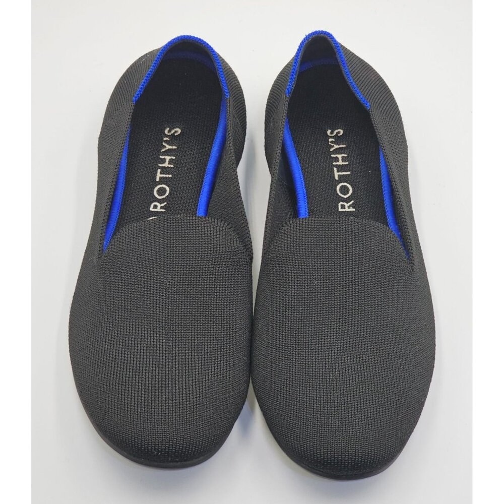 Rothy's Women's Black Knit The Loafer Casual Lightweight Flats Shoes Sz 12 2689 - Picture 13 of 16